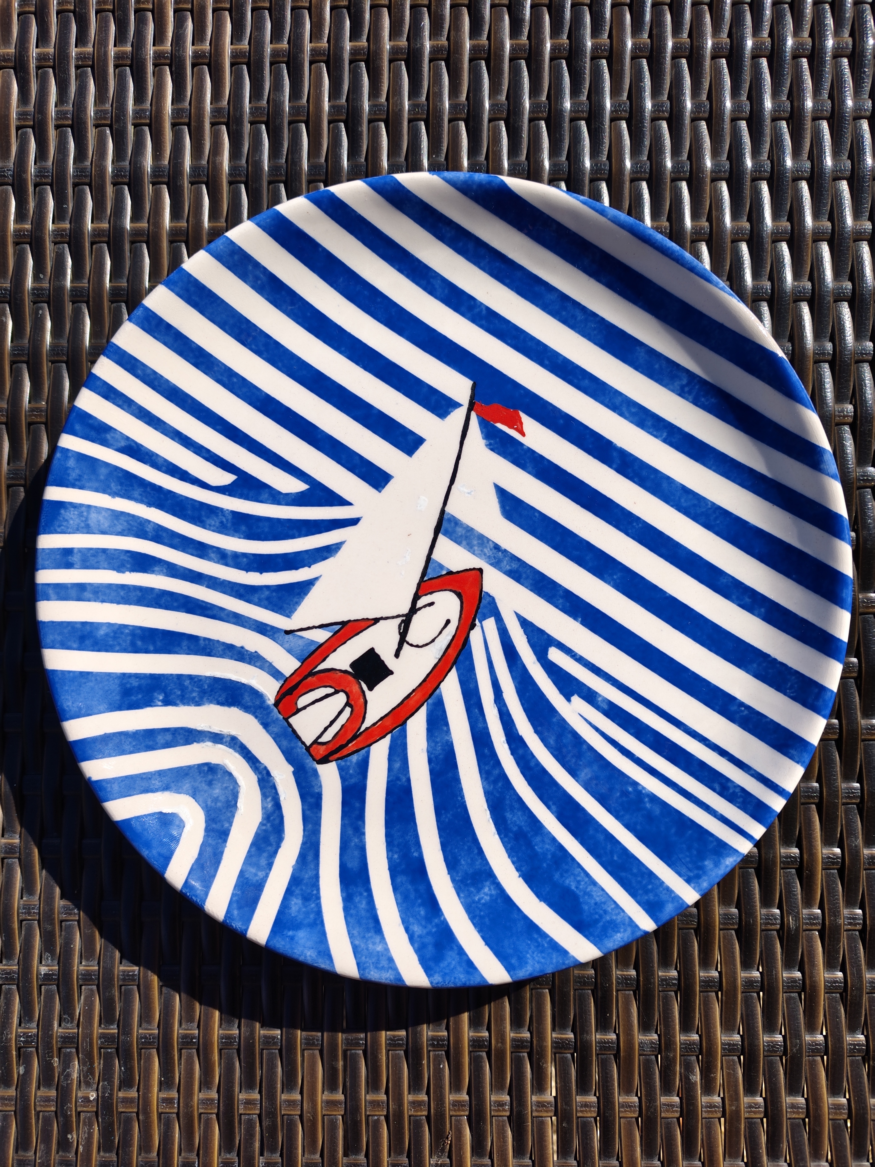 Assiette bateau 